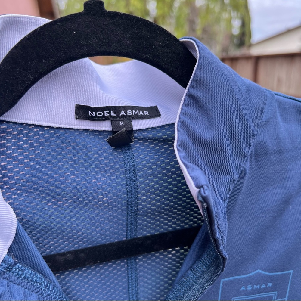 Noel Asmar Blue Quarter-Zip Top - Picture 5 of 6